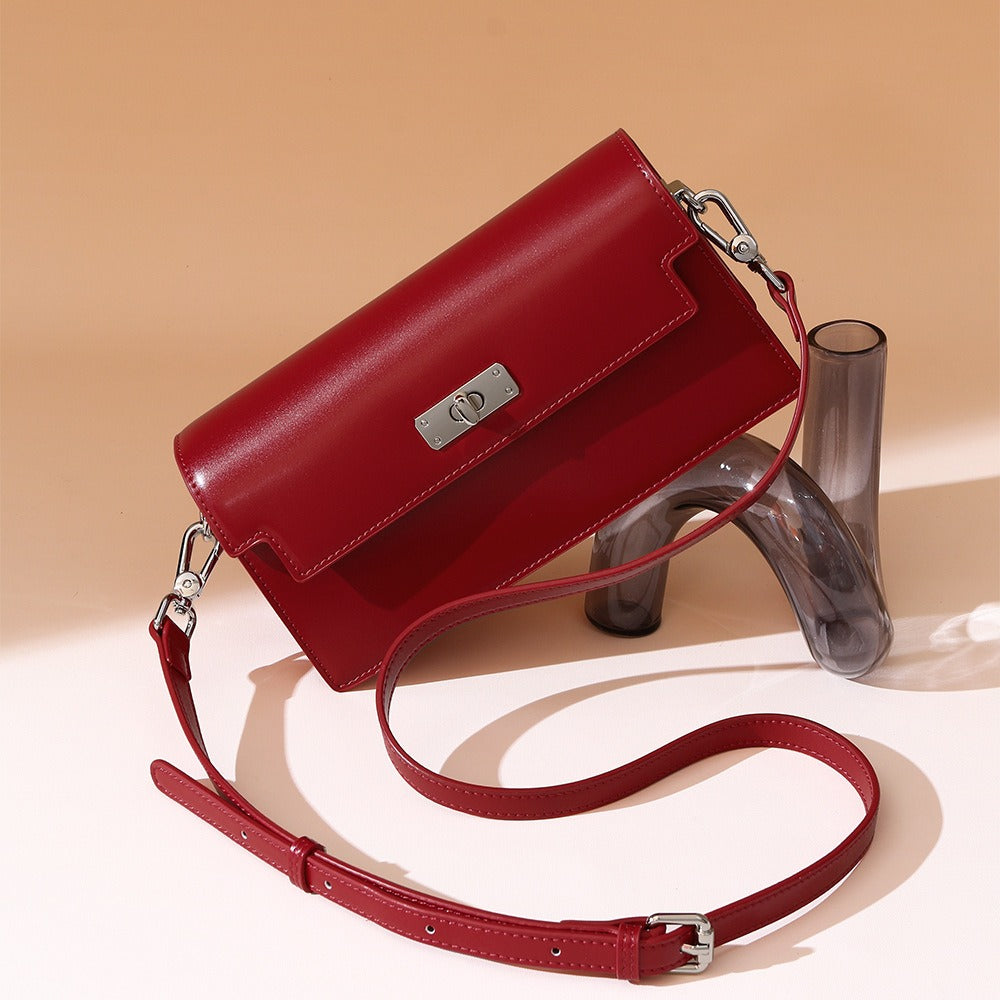 Crimson Box Crossbody Bag