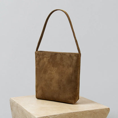 Square Suede Tote Bag