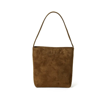 Square Suede Tote Bag